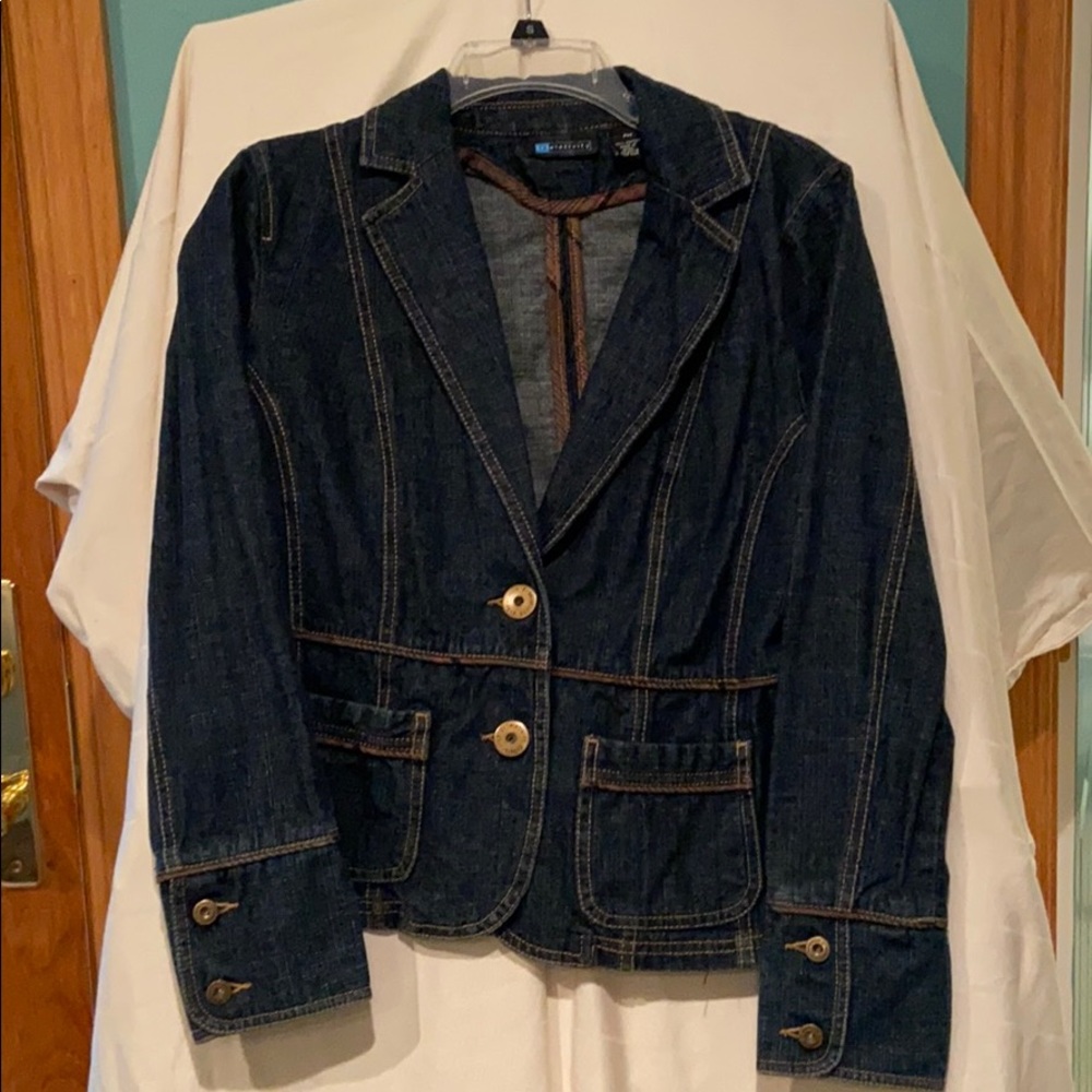 Blazer Style Jean Jacket From Relativity - image 1